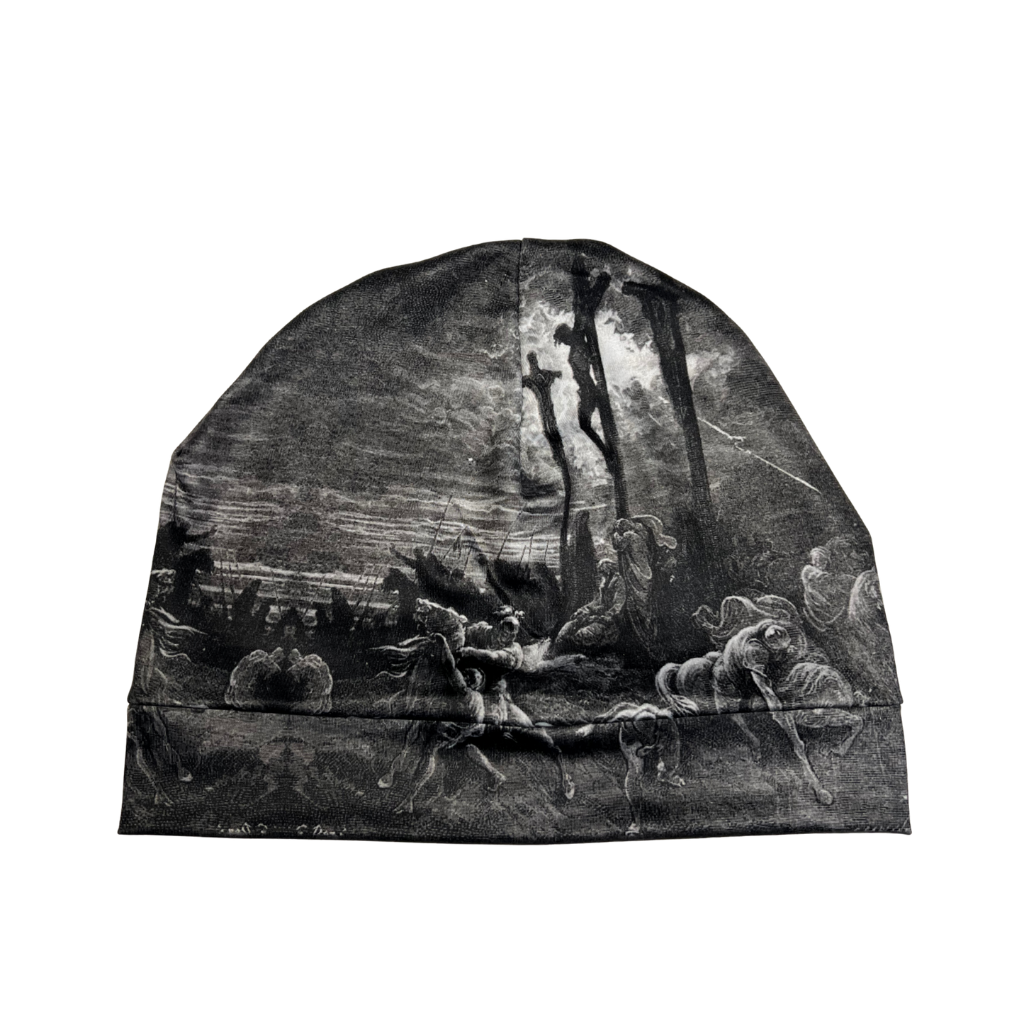 Crucifix Skull Cap