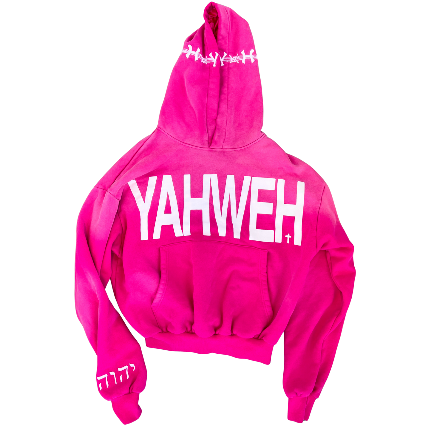 YAHWEH HOODIE PINK