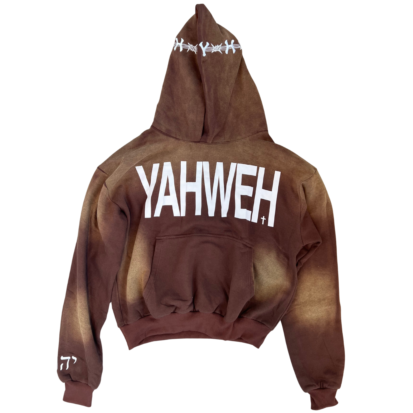 YAHWEH HOODIE BROWN