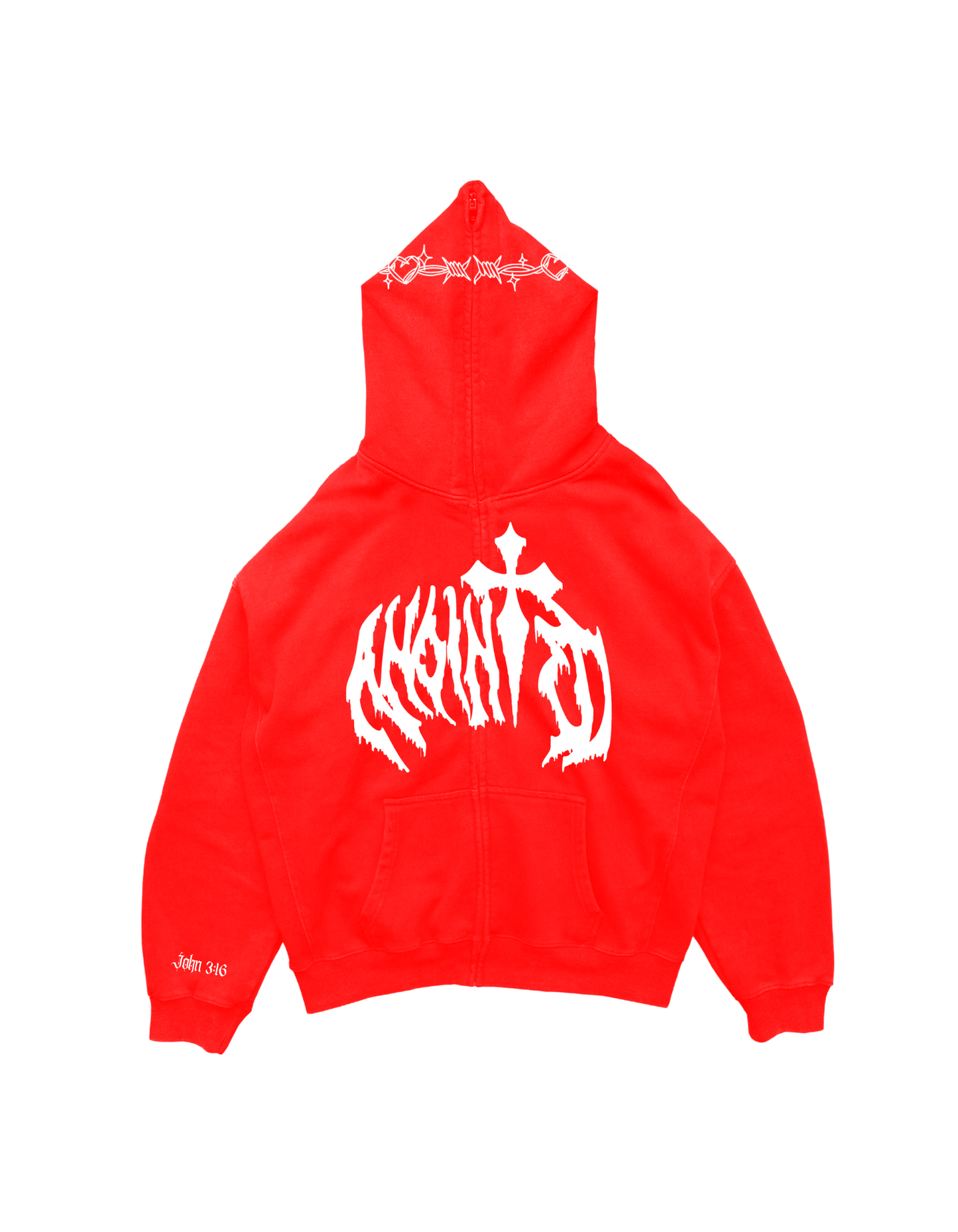 Anointed Full Zip Blood