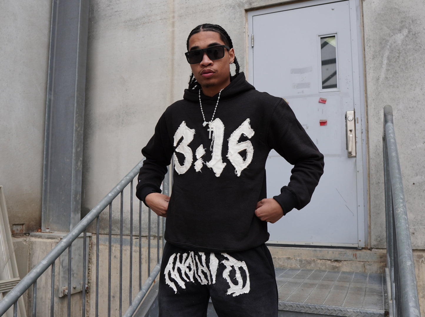 3:16 V2 Hoodie - Black