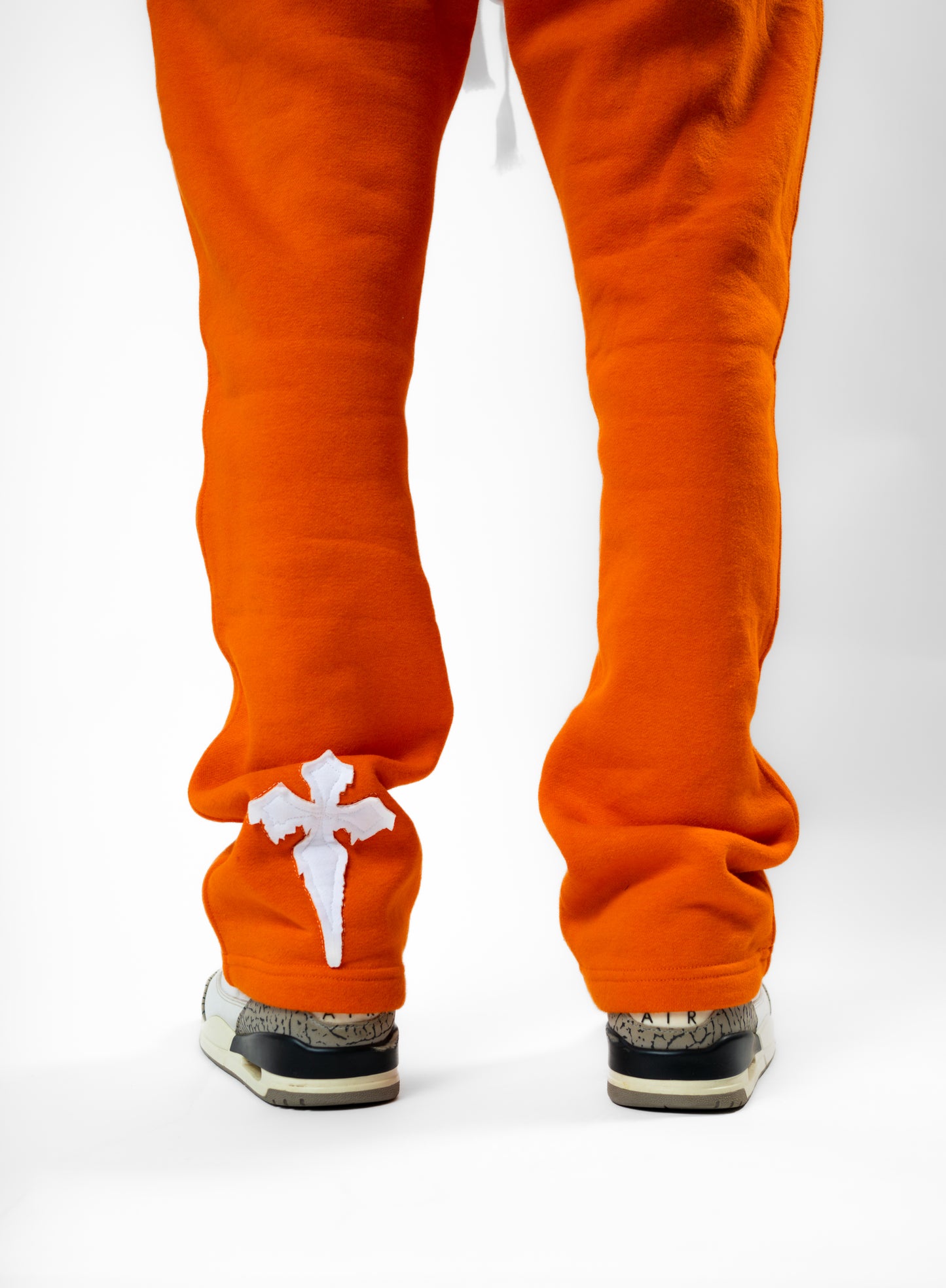 Anointed Flared Sweats Orange