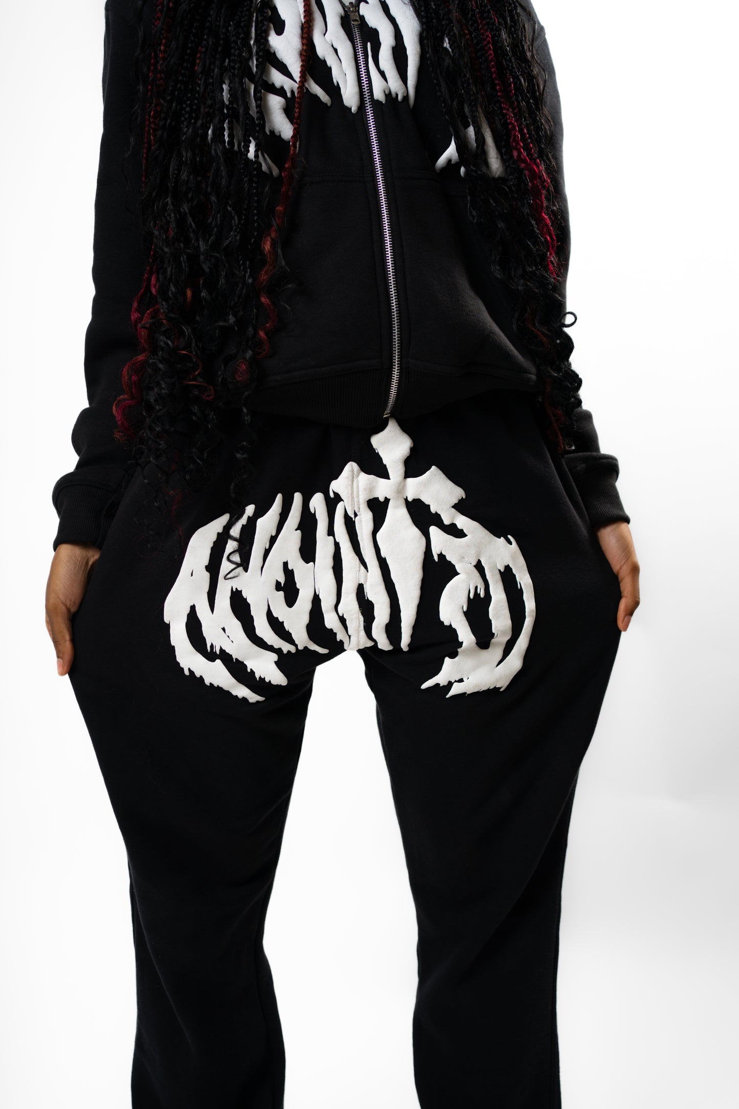 Anointed Flared Sweats Black