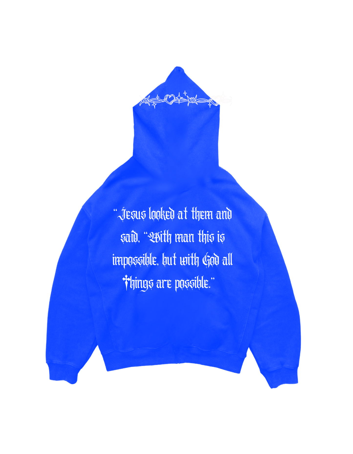 Anointed Full Zip Blue