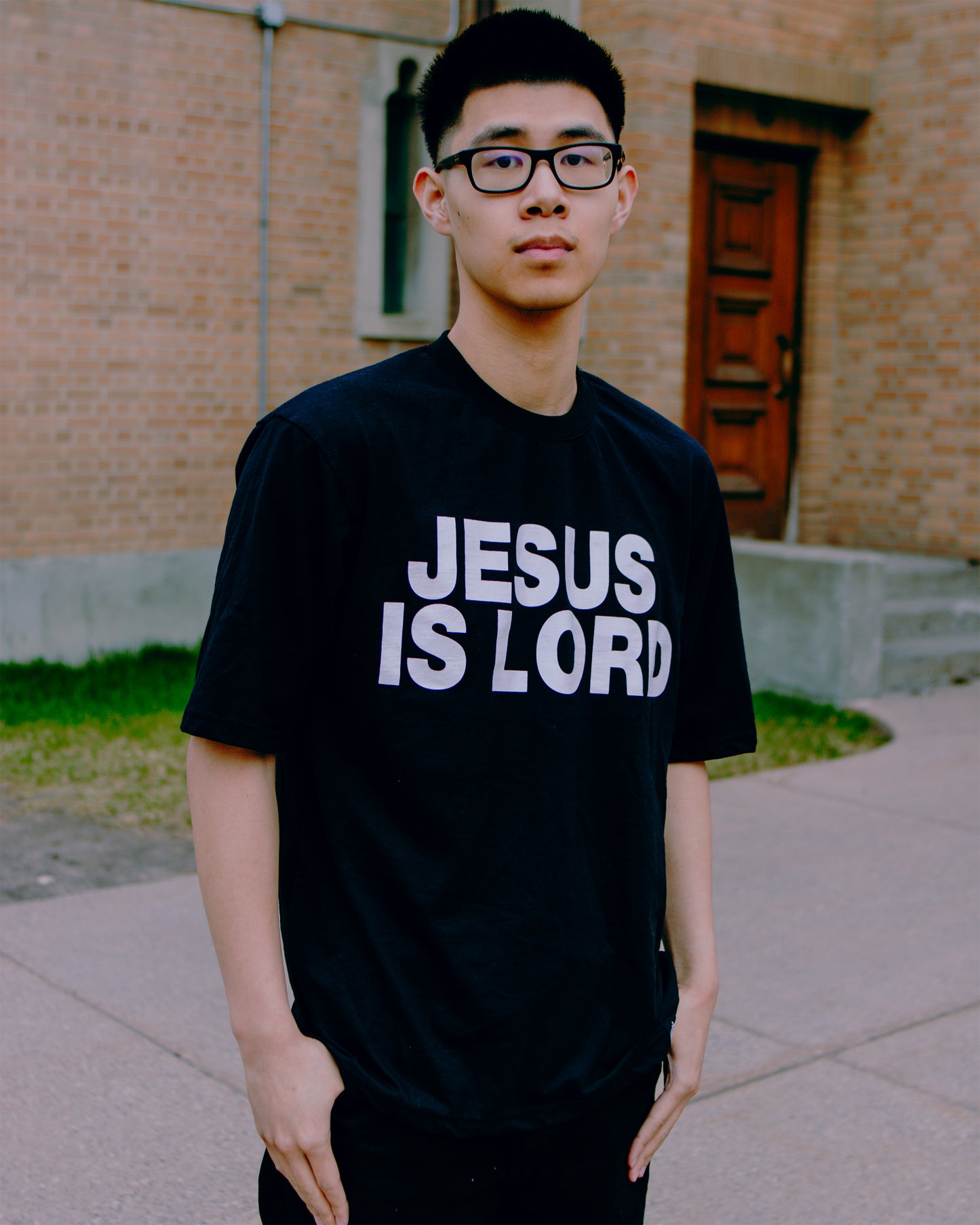 "Jesus Is Lord Tee" Black