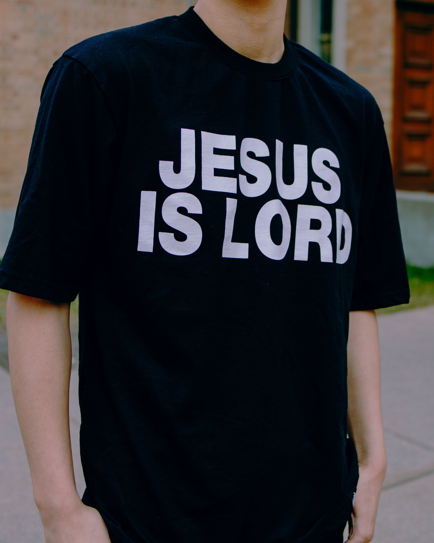 "Jesus Is Lord Tee" Black