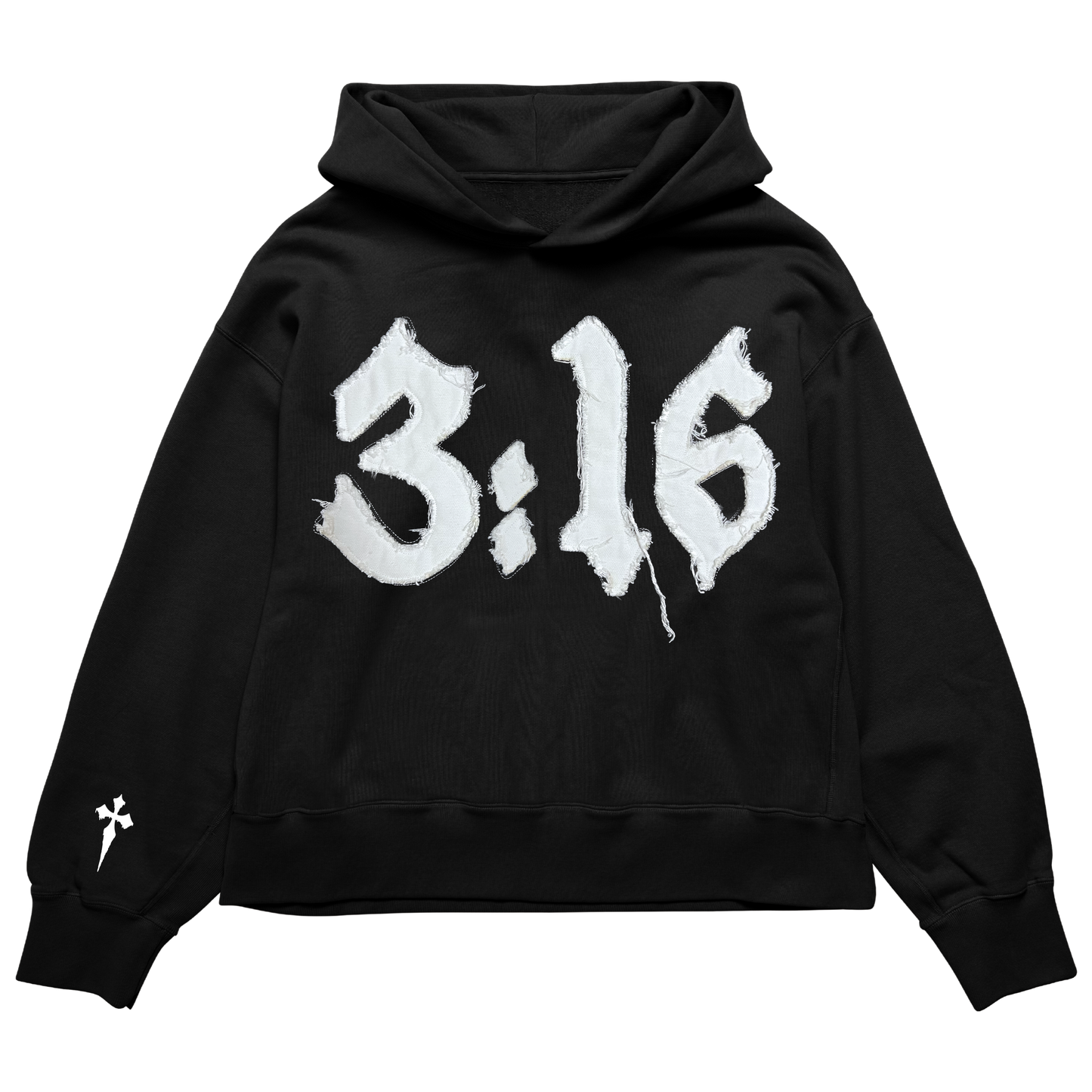 3:16 V2 Hoodie - Black