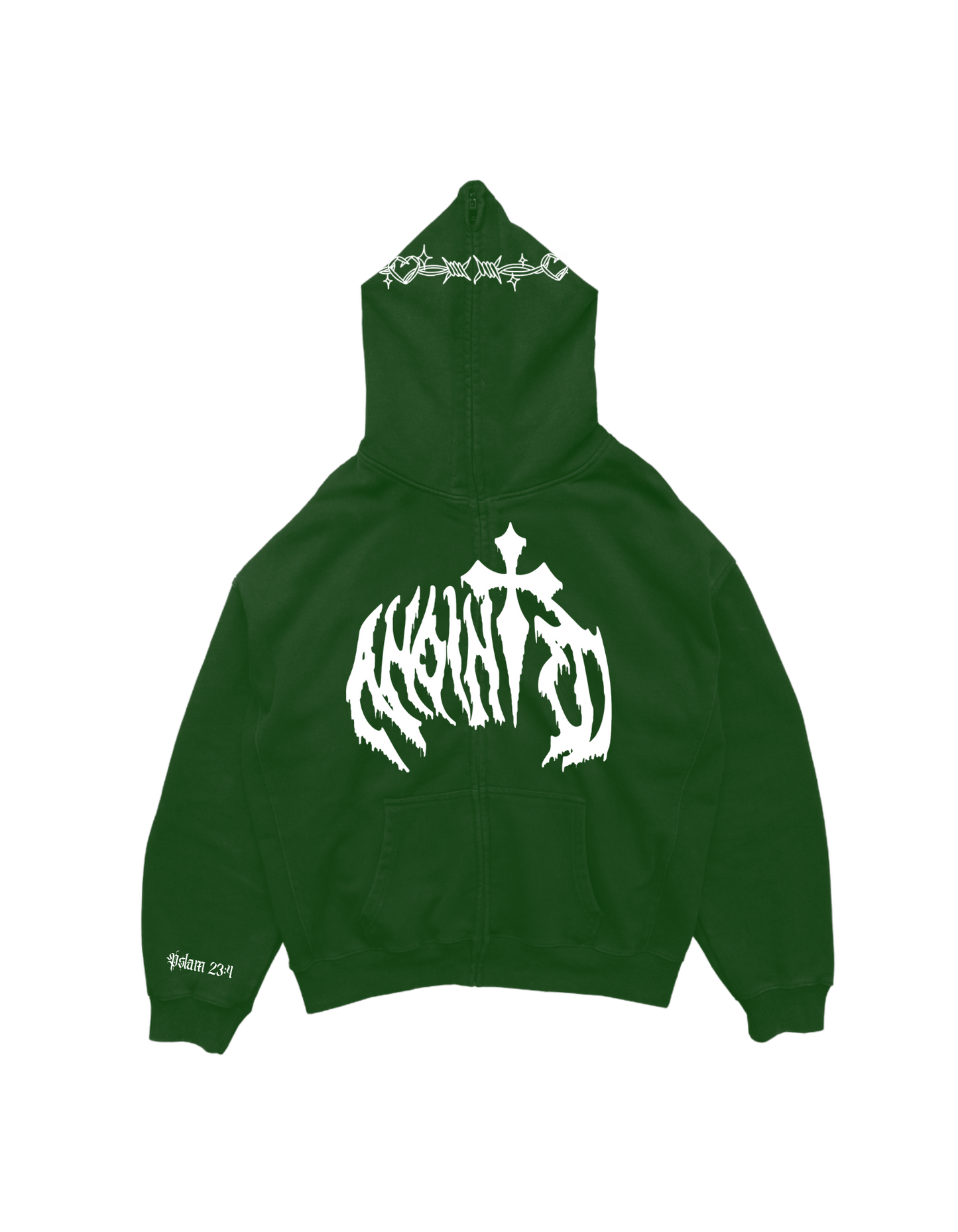 Anointed Full Zip Green