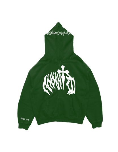 Anointed Full Zip Green