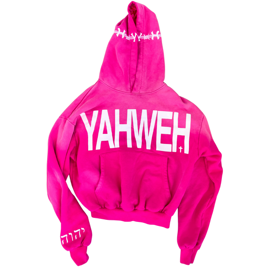 YAHWEH HOODIE PINK