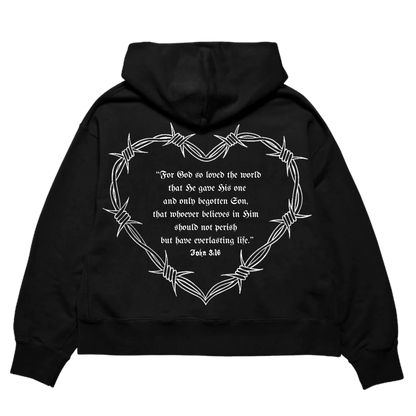 3:16 V2 Hoodie - Black