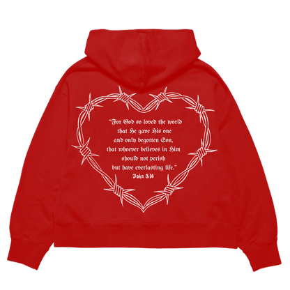 3:16 V2 Hoodie - Red