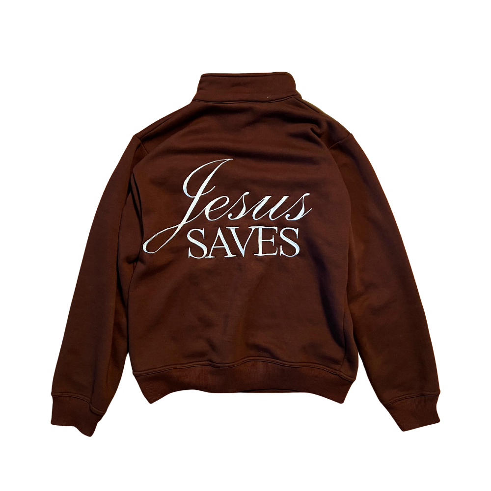 Anointed Quarter Zip Brown (PREORDER)