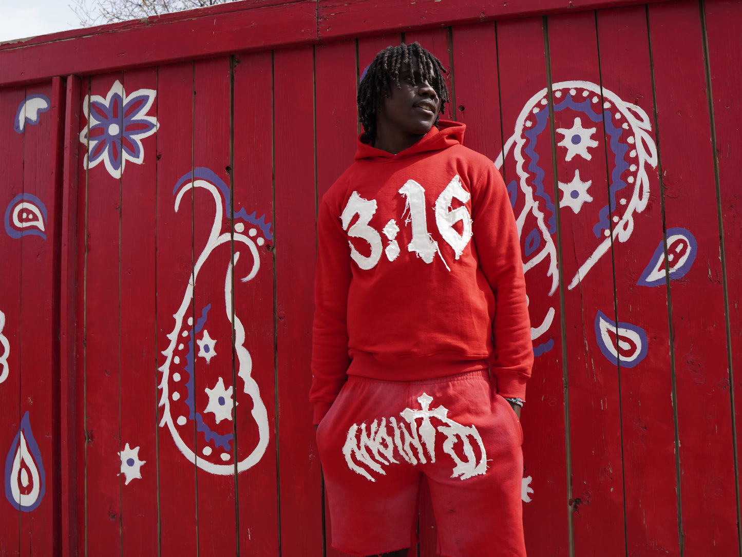 3:16 V2 Hoodie - Red