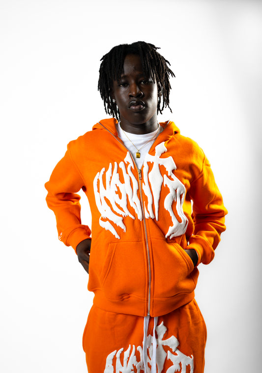 Anointed Full Zip Orange