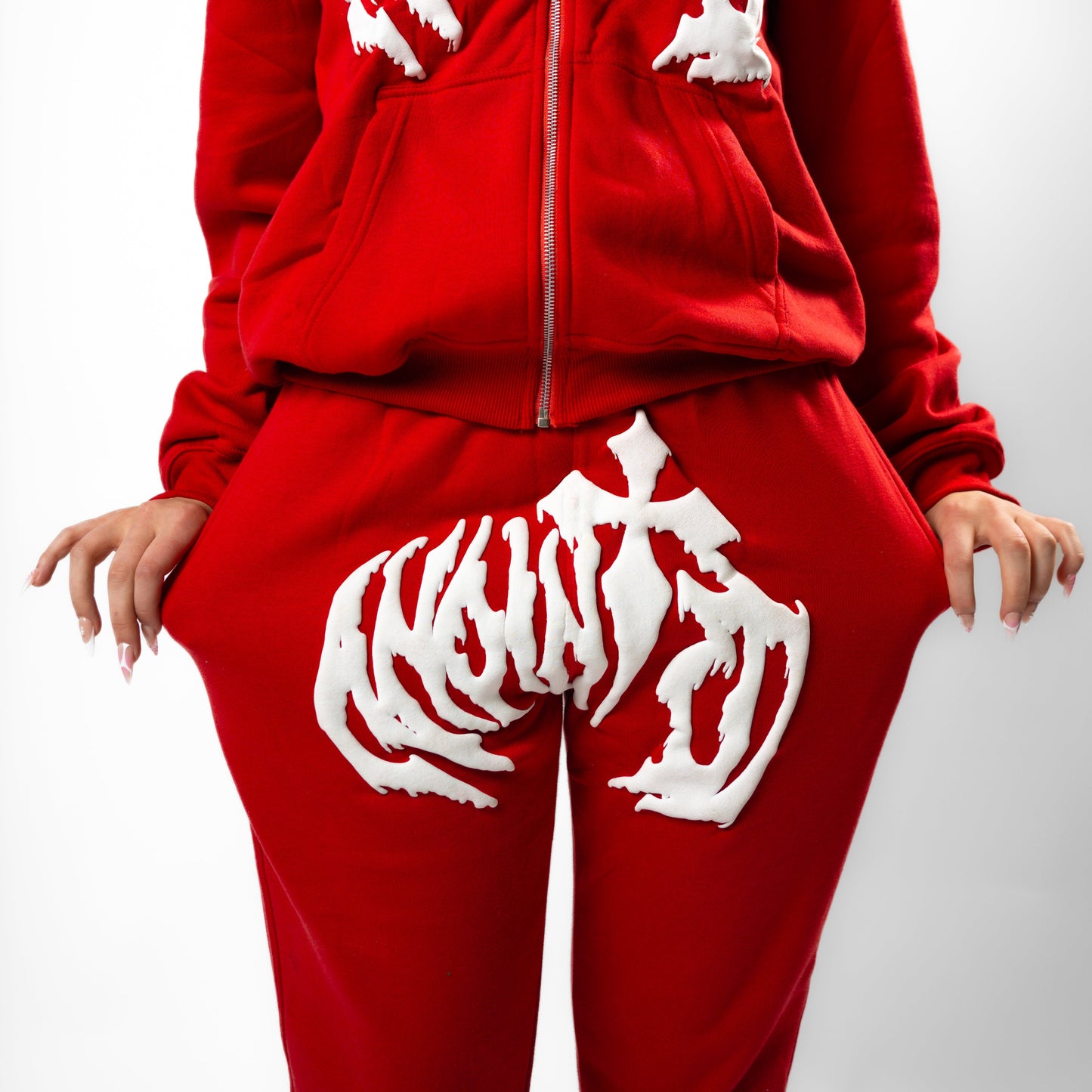 Anointed Flared Sweats Blood