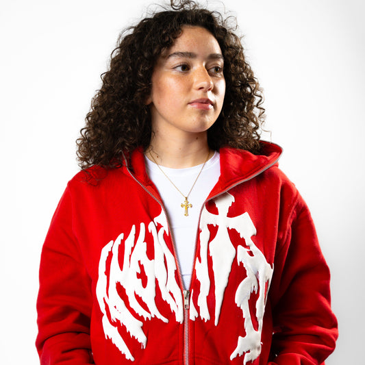 Anointed Full Zip Blood