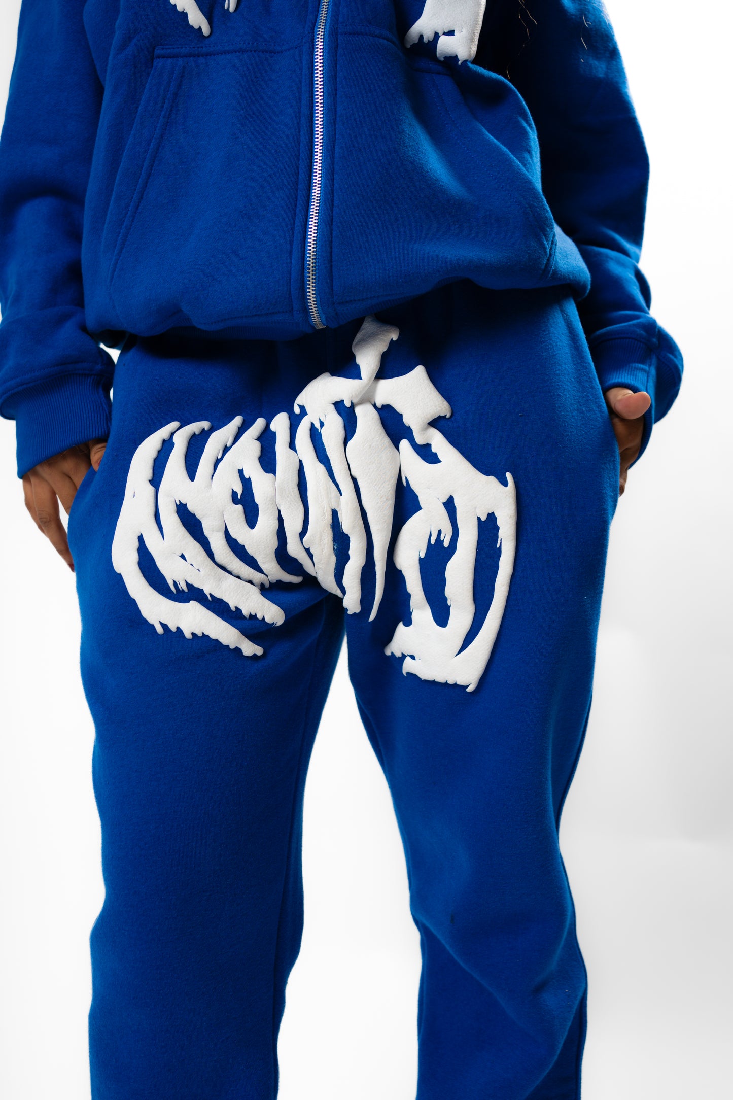Anointed Flared Sweats Blue