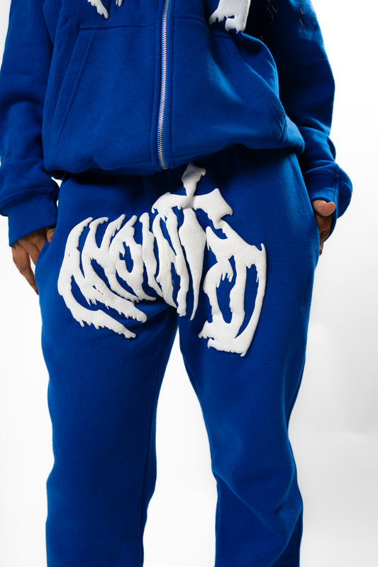Anointed Flared Sweats Blue