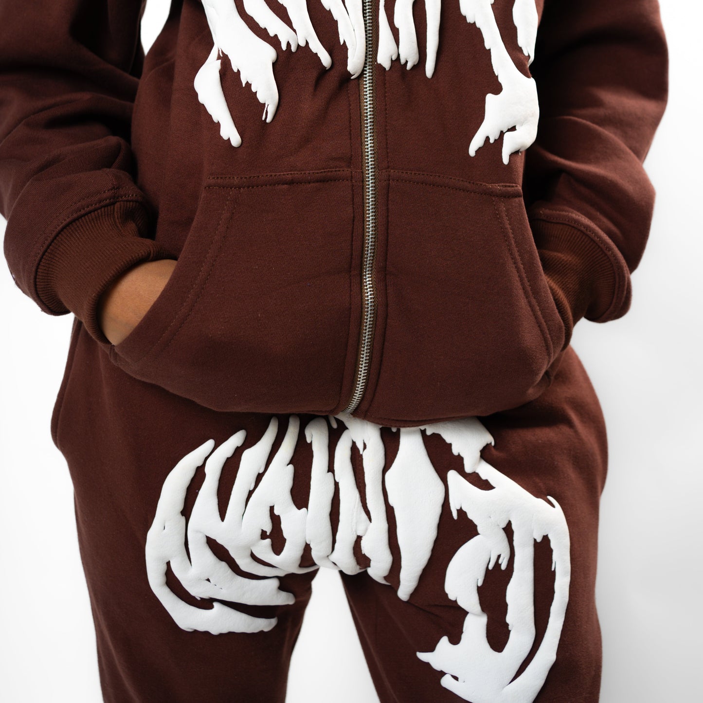 Anointed Flared Sweats Brown