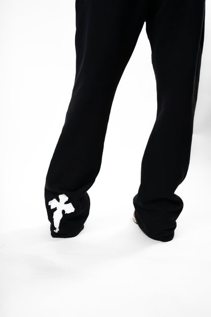 Anointed Flared Sweats Black