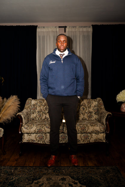 Anointed Quarter Zip Navy Blue (PREORDER)