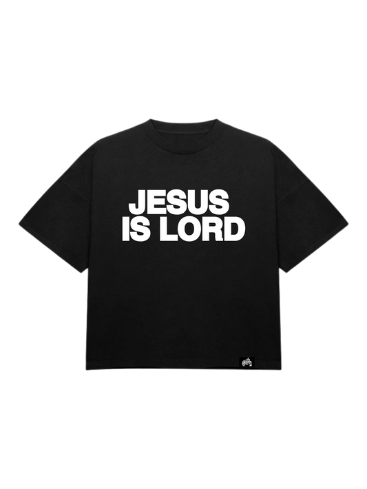 "Jesus Is Lord Tee" Black