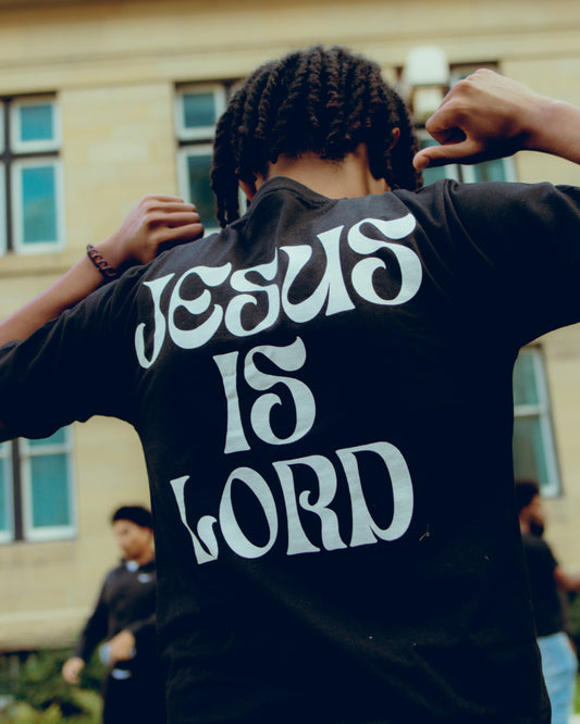 Jesus Is Lord Tee - Black