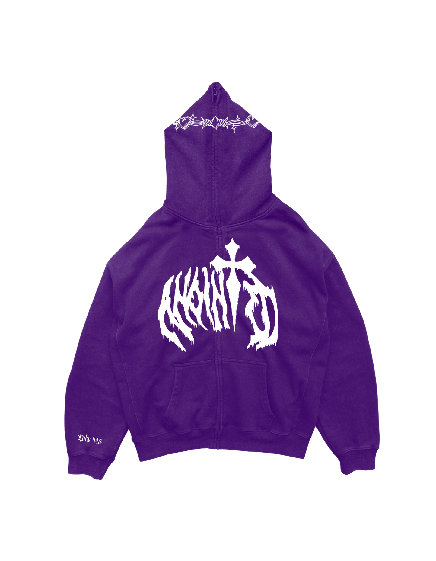 Anointed Full Zip Purple