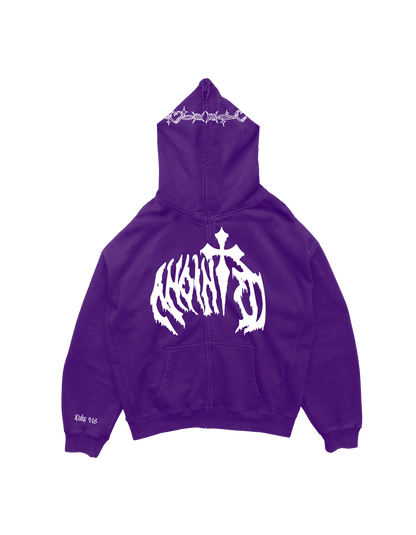 Anointed Full Zip Purple