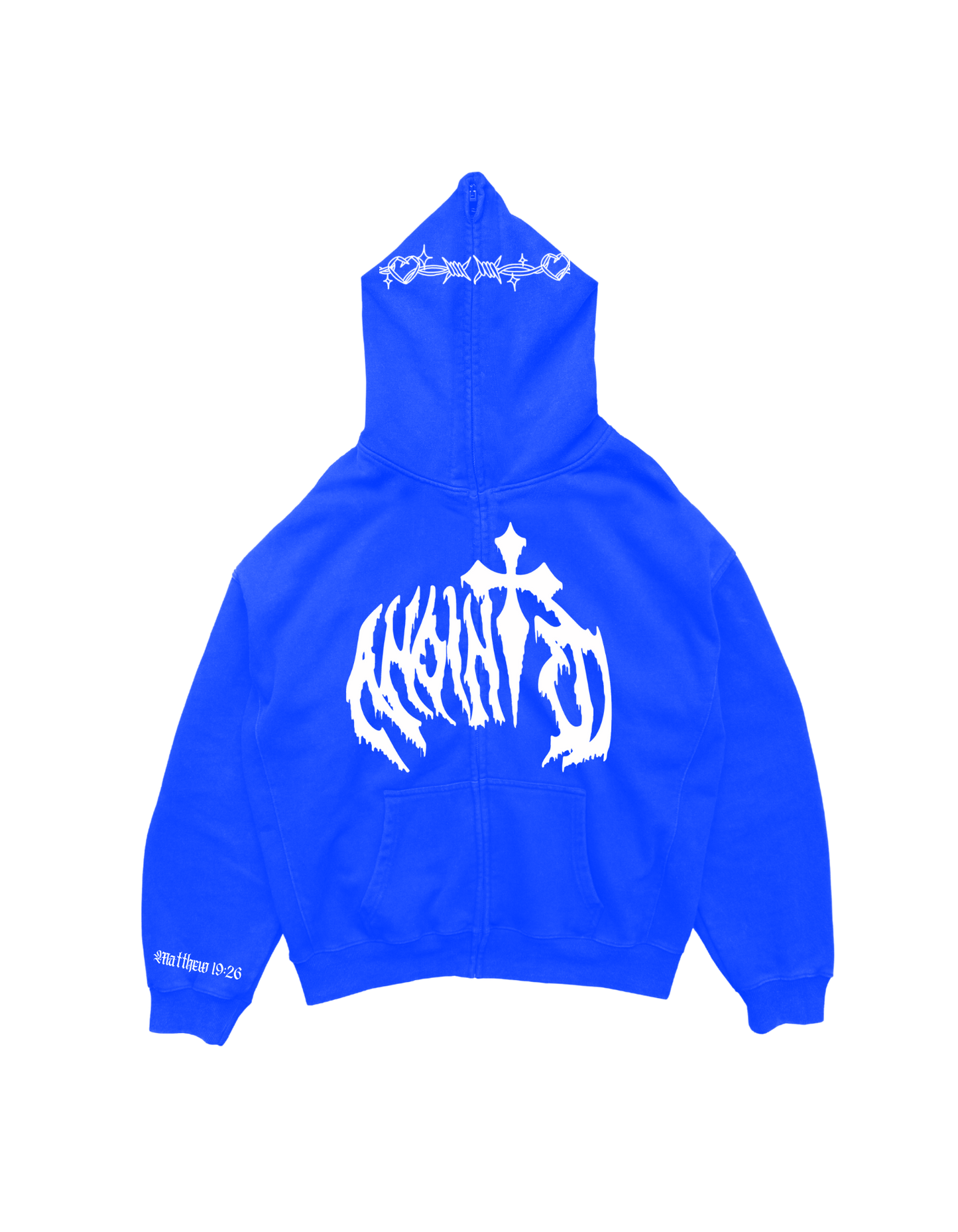 Anointed Full Zip Blue