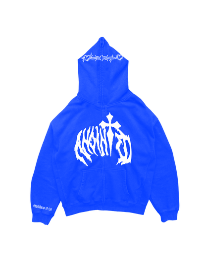 Anointed Full Zip Blue