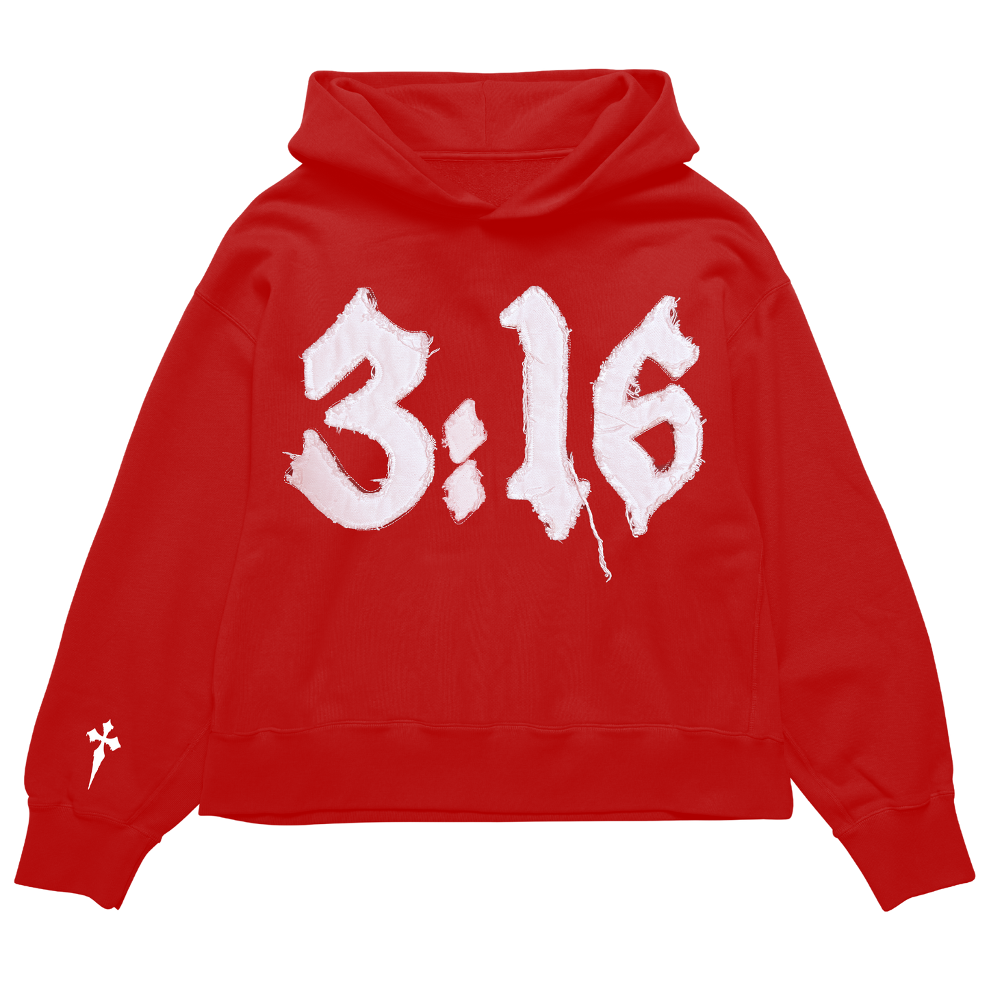 3:16 V2 Hoodie - Red