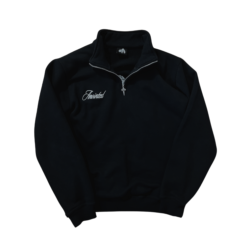 Anointed Quarter Zip Black (PREORDER)